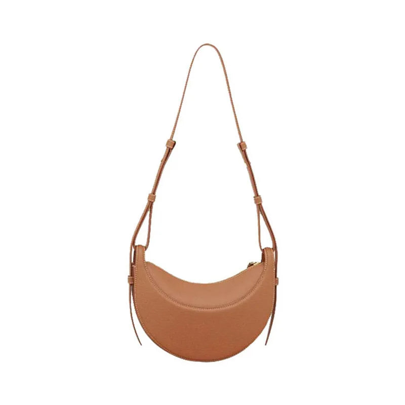 France POL2023 New NUMBER TEN Half-curved Moon Underarm EDITION Shoulder Crossbody Saddle Women's Bag