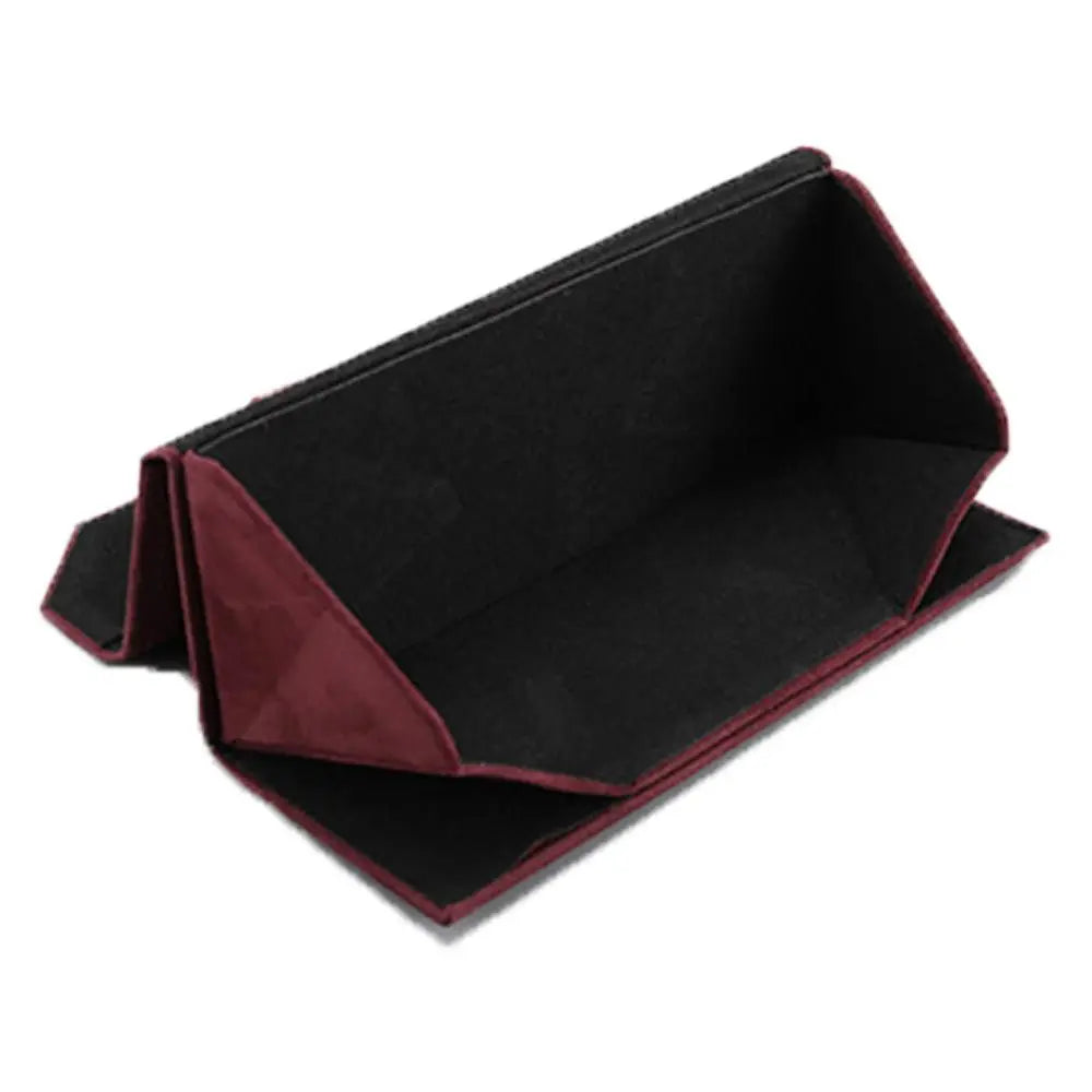 Elegant Eyewear Protector Box Men Foldable Women Sunglasses Pouch Eyewear Protector Case Velvet Glasses Case Eye Glasses Holder